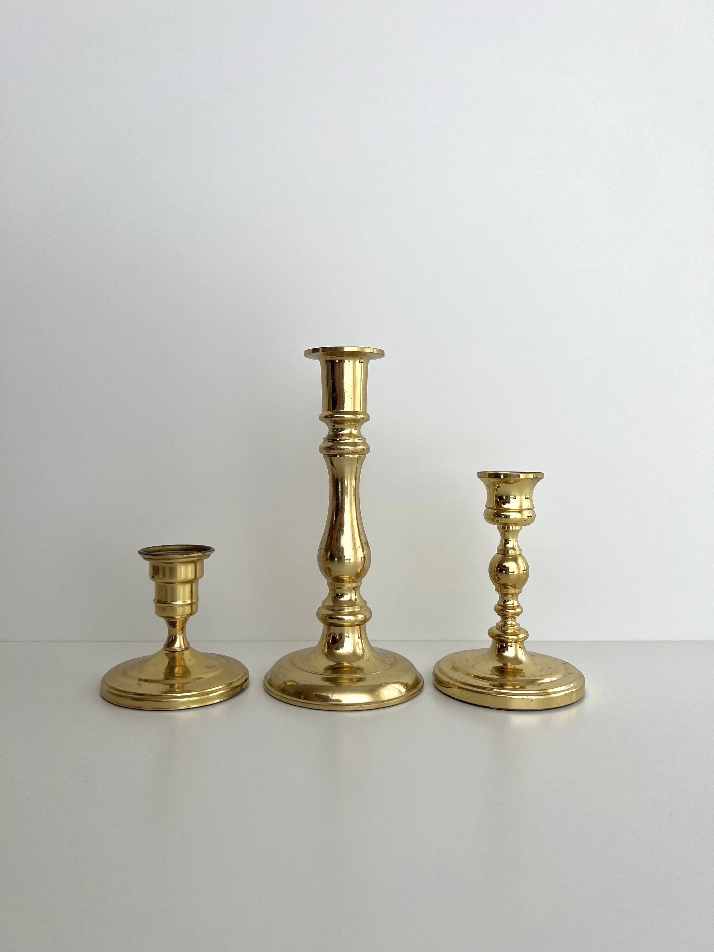 Brass Candleholders