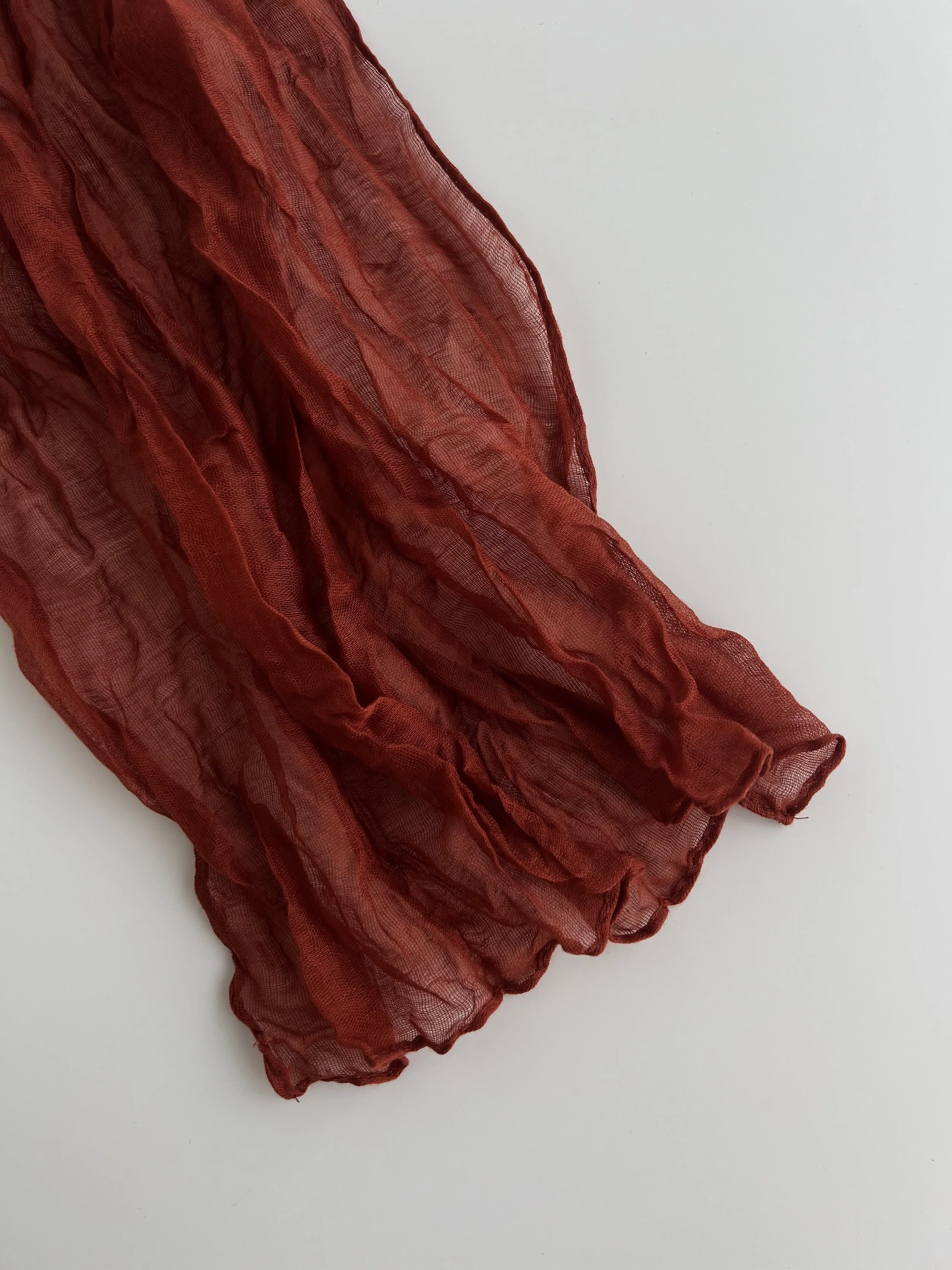 Terracotta Cheesecloth Napkin