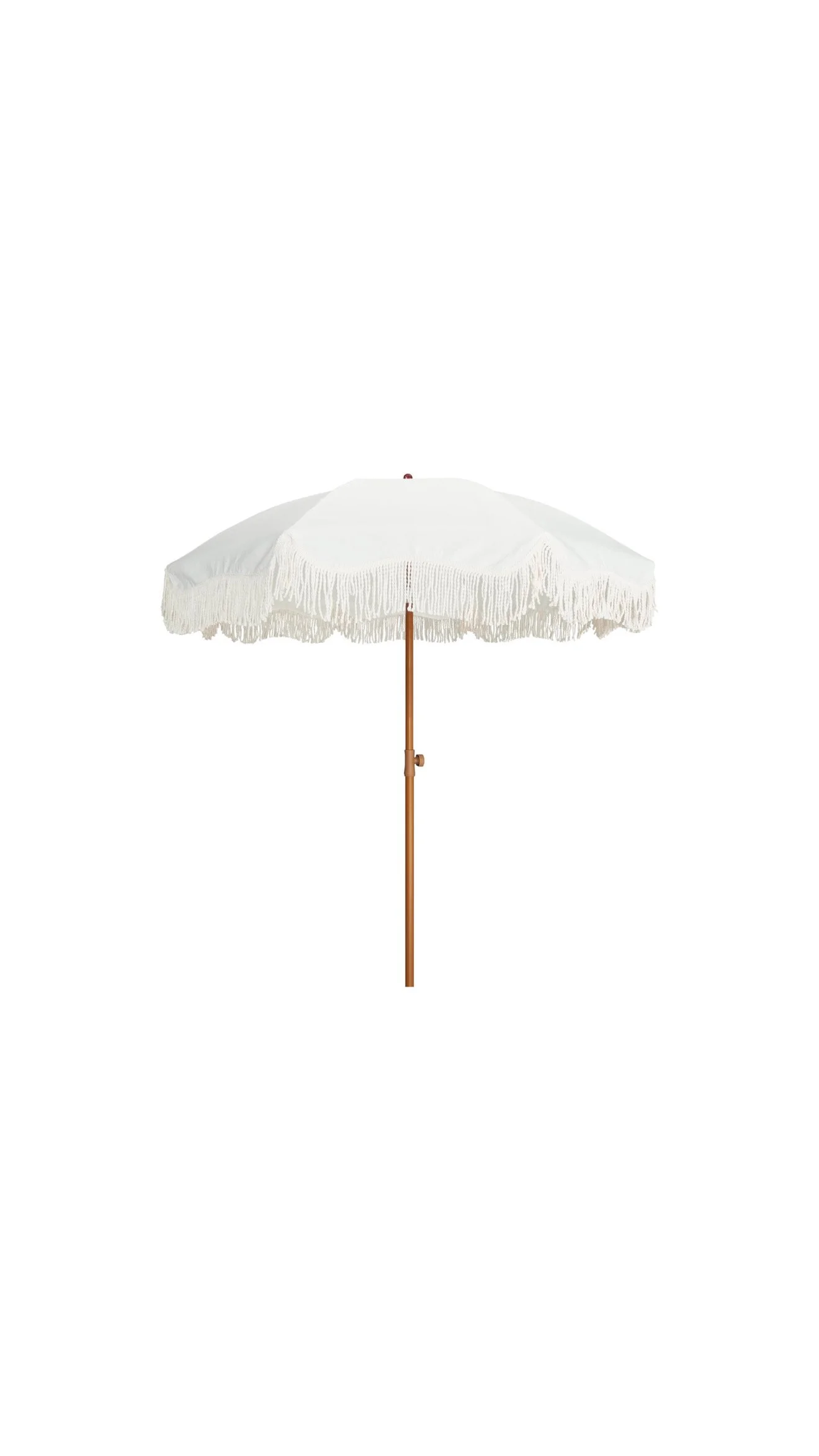 Crème Fringe Umbrella