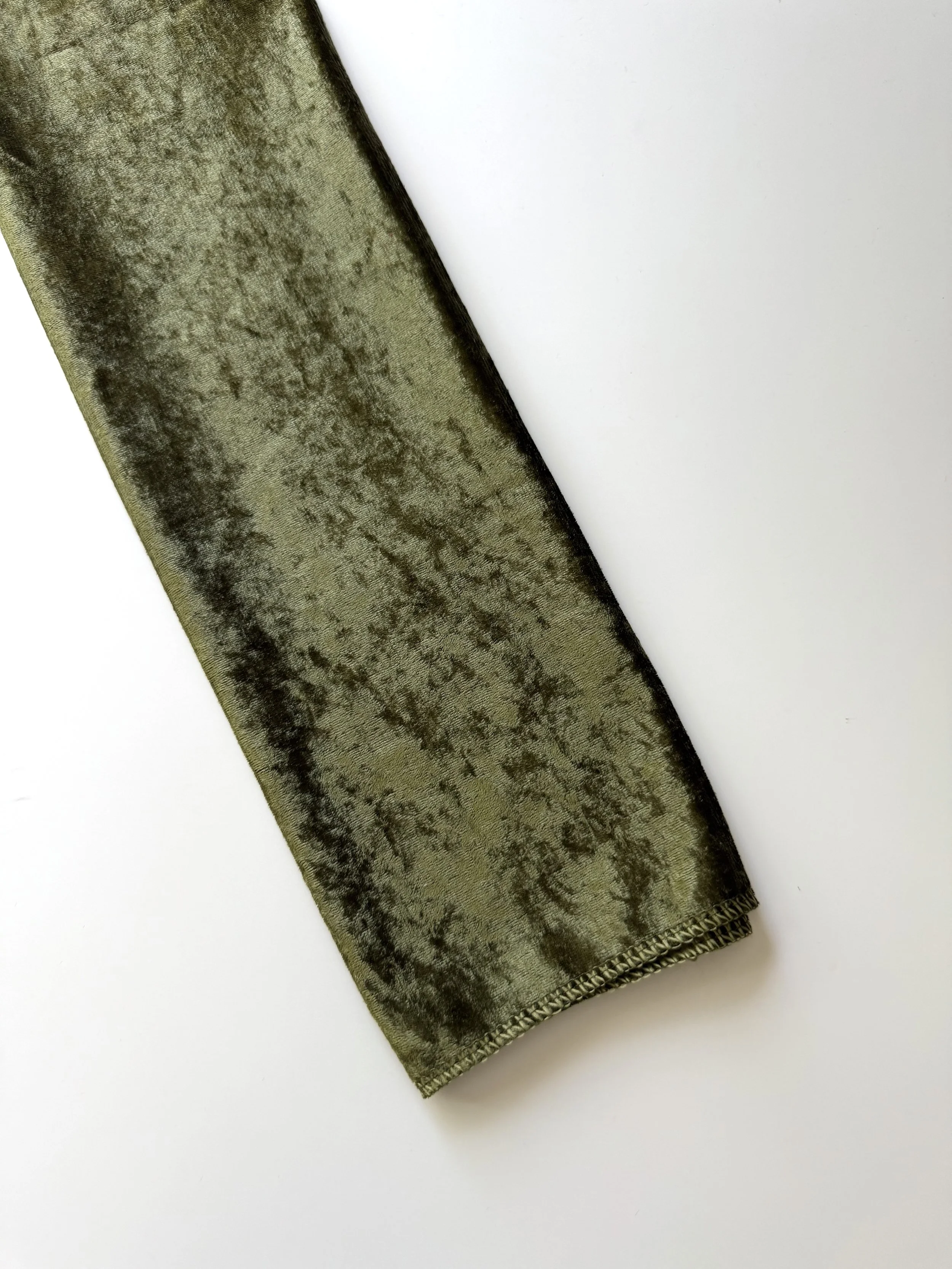 Olive Velvet Napkin