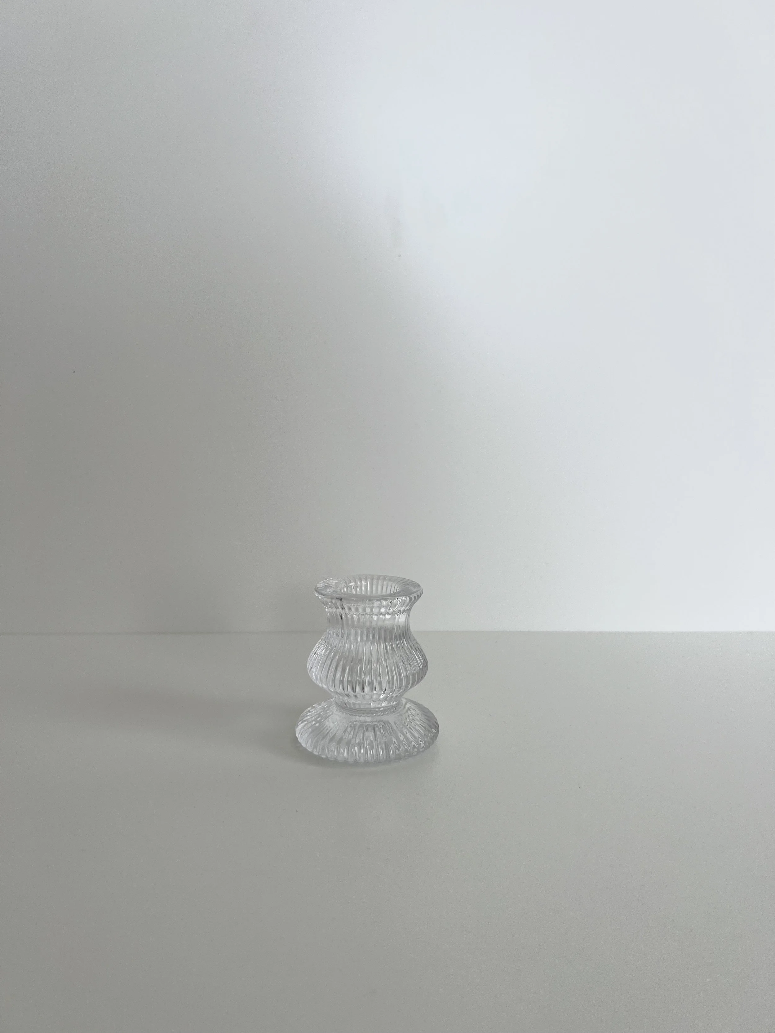 Ribbed Taper Candleholder