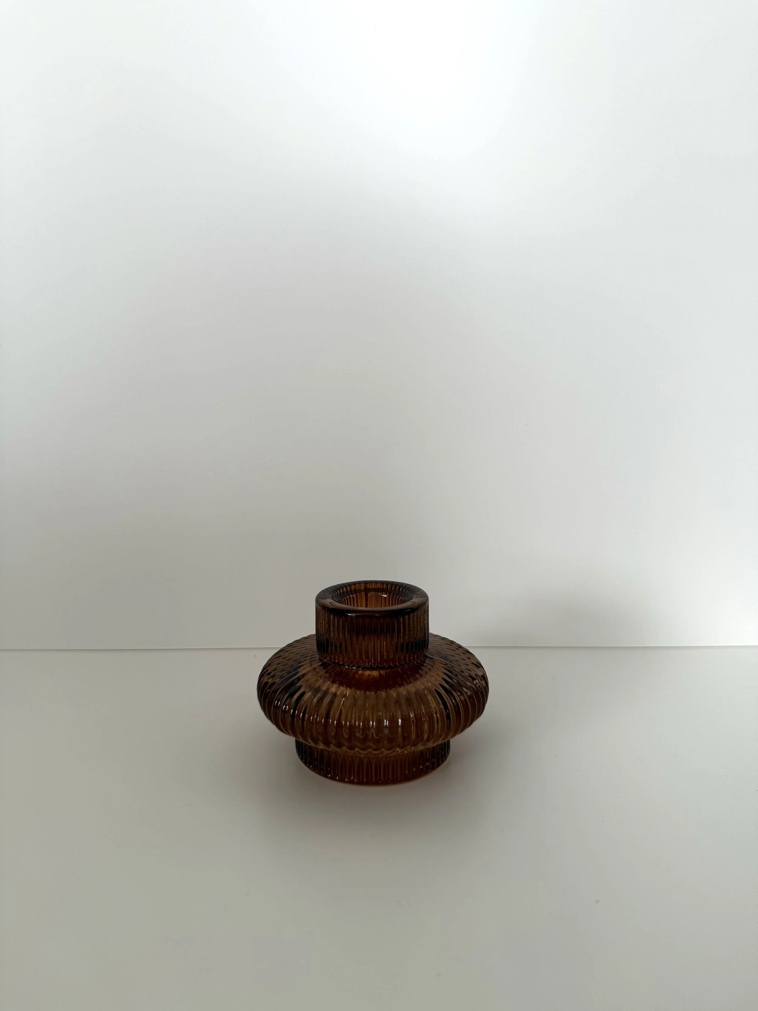 Brown Reversible Candleholder