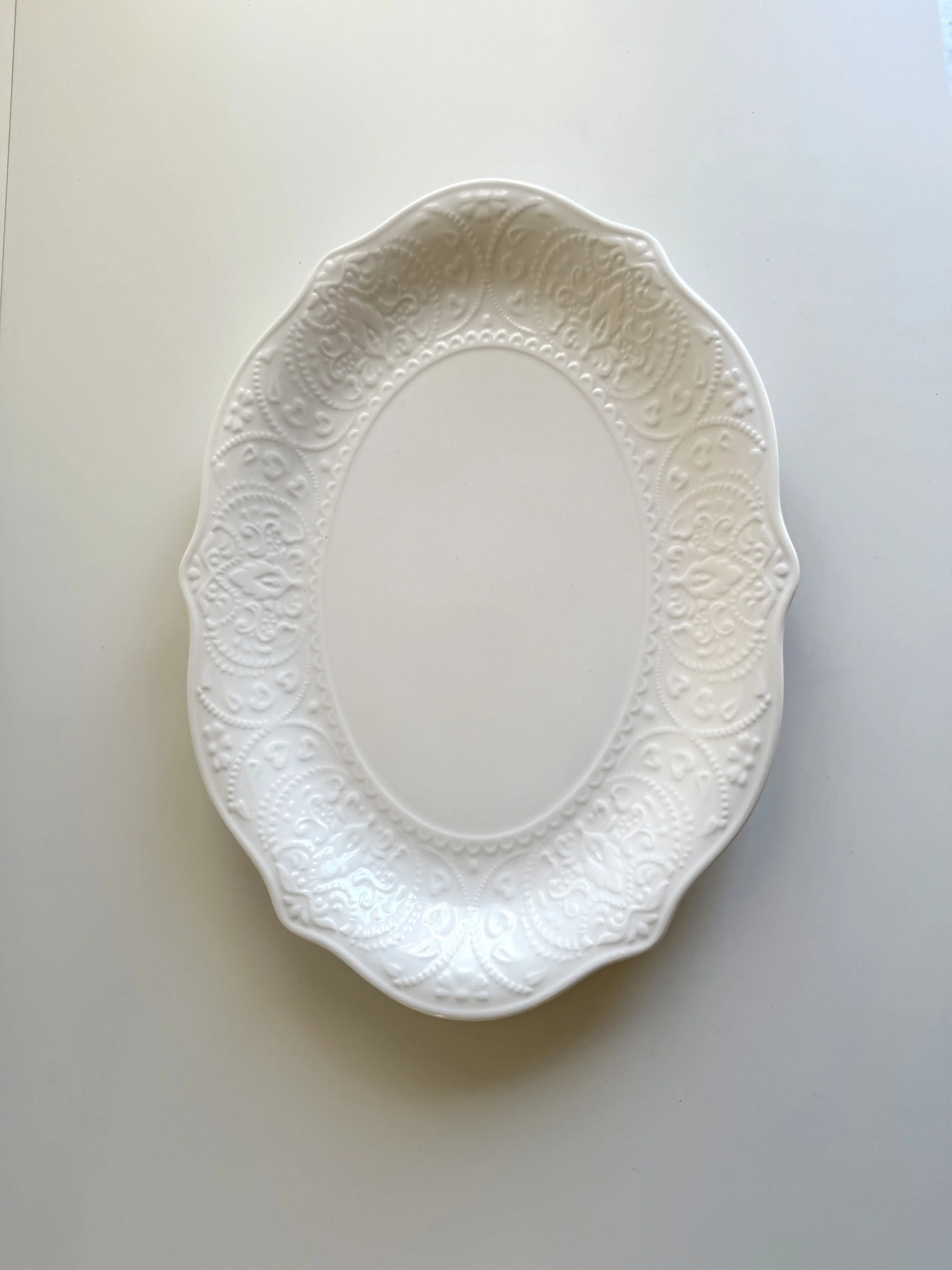 French Oval Plate