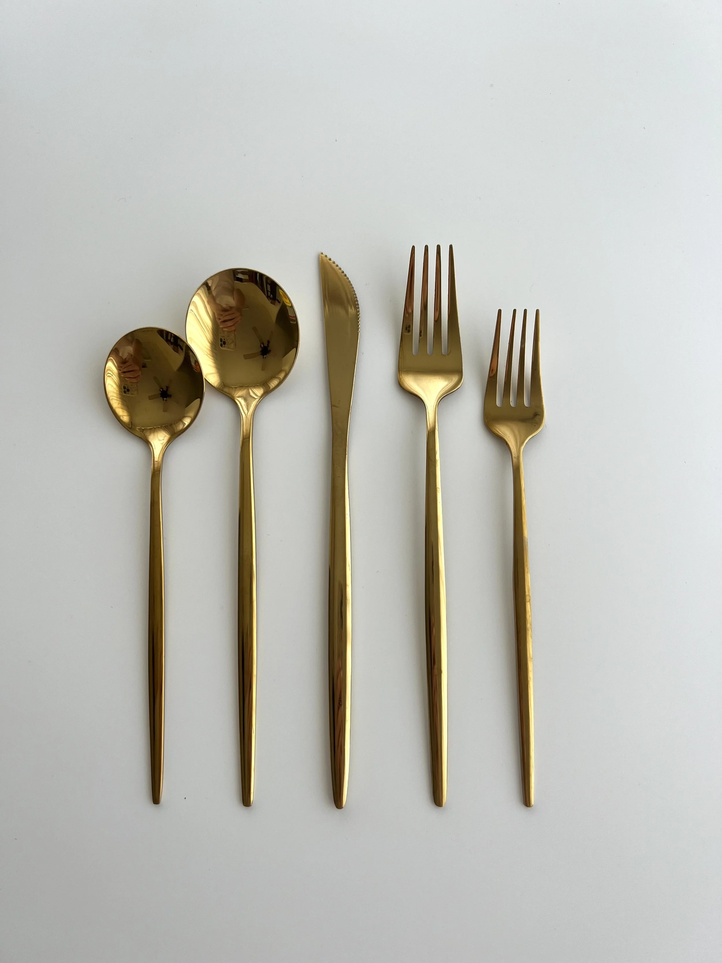 Shiny Gold Flatware