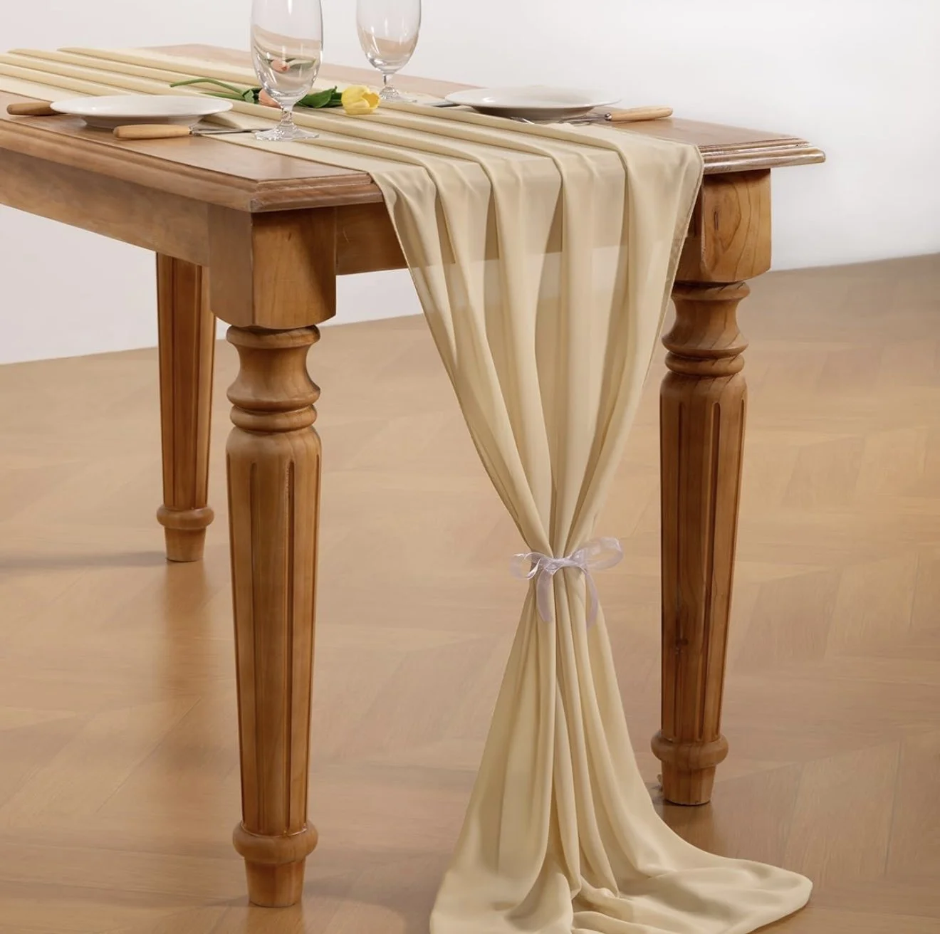 Champagne Chiffon Runner