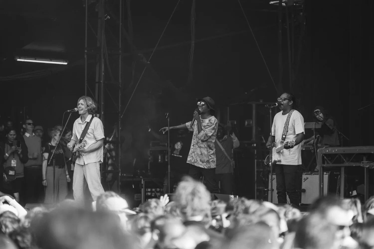 King Stingray performing at a music festival in McLaren Vale, South Australia