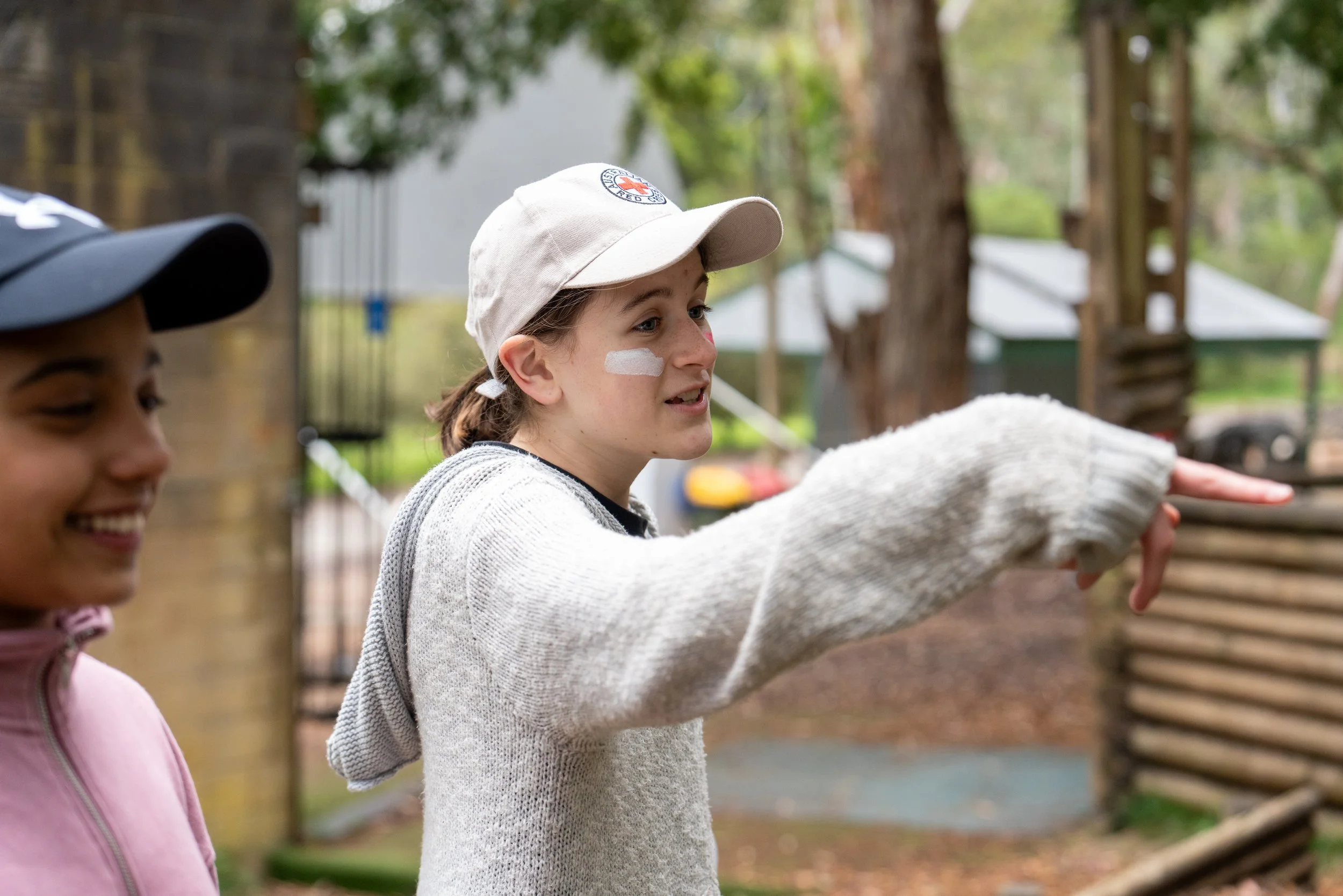 teenage girl at community program