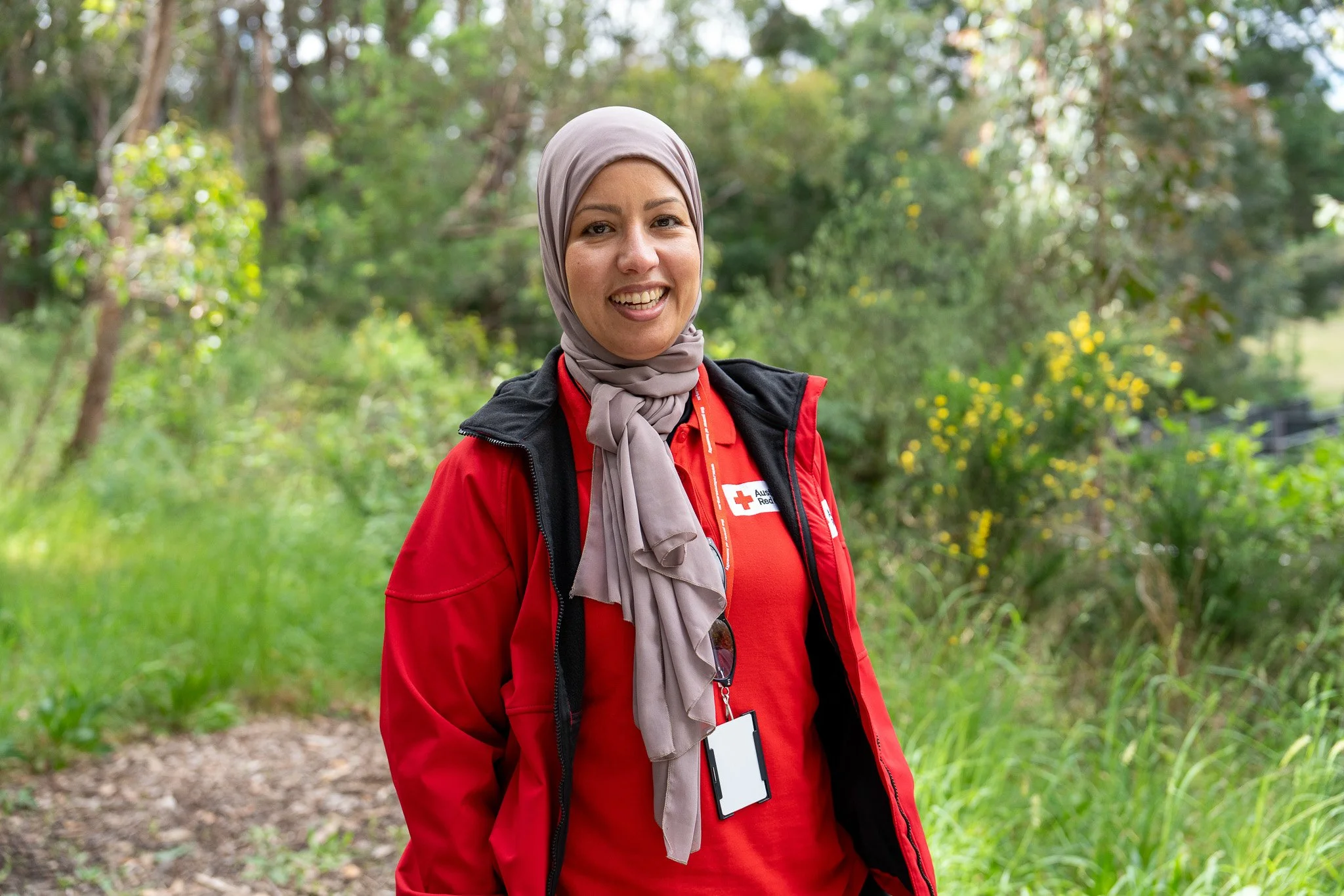 headshot of an Australian red cross female employee