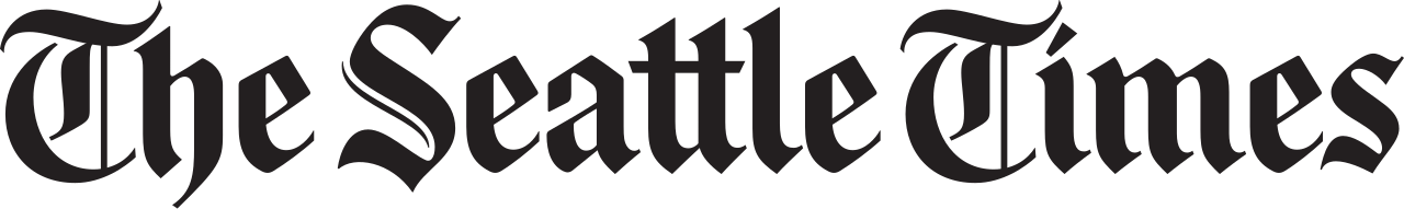 The Seattle Times logo in black text.