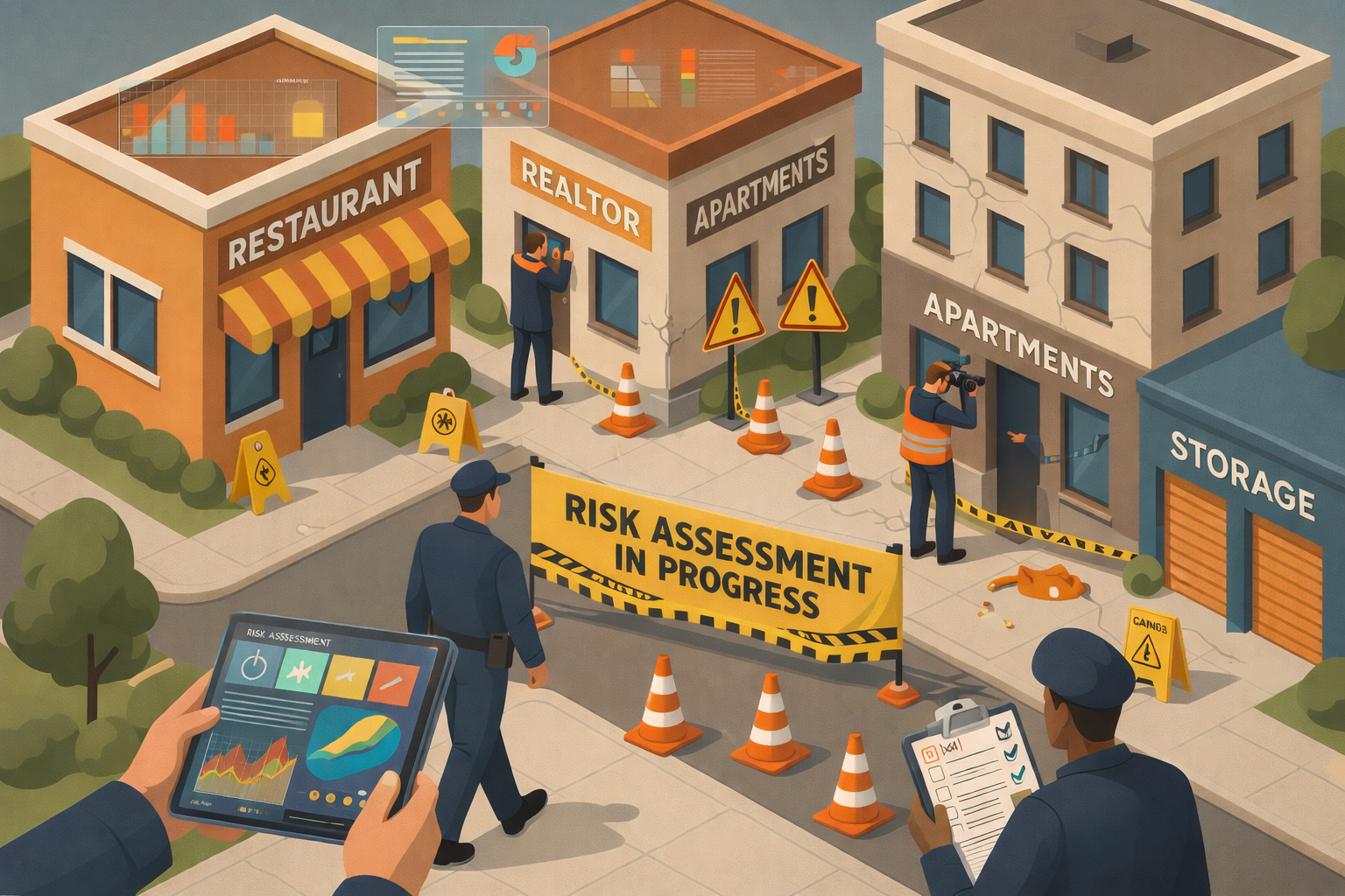 Initial Security Risk Assessment Report (day visit report)