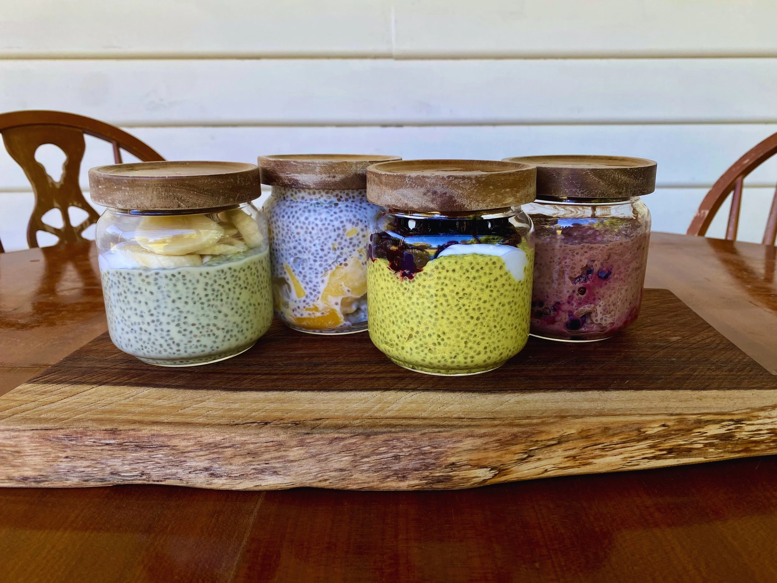 Chia Pudding (Four varieties!)