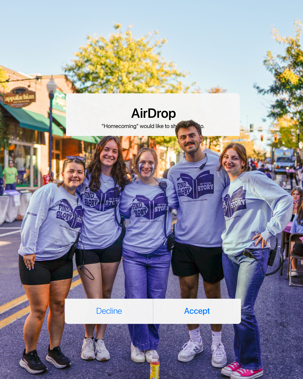 Penn State Homecoming Airdrop