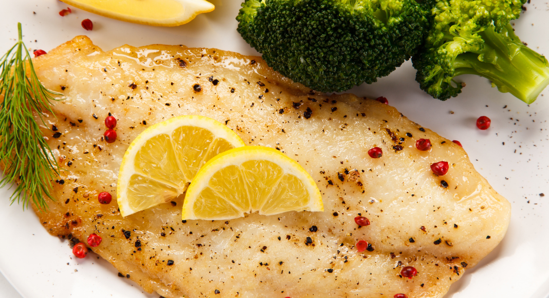 March 12th Baked Walleye, Roasted Potatoes and Steamed Brocolli