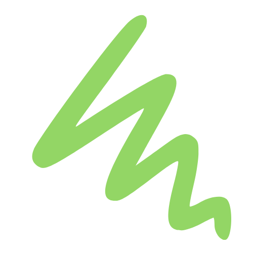 Green zigzag line on black background.