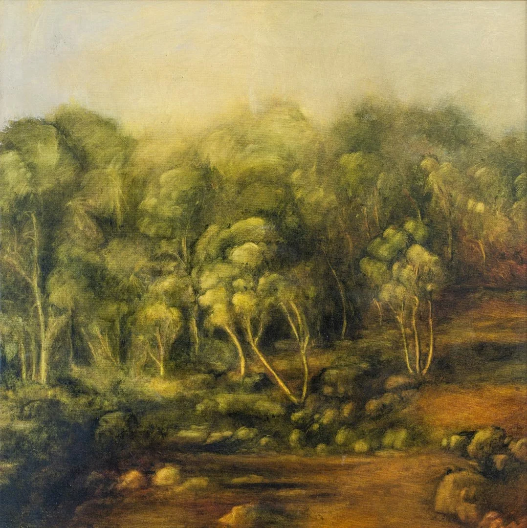 Edge of forest - Yirkala - East Arnhem Land (2024)
Oil on Canvas
94cm x 95cm
