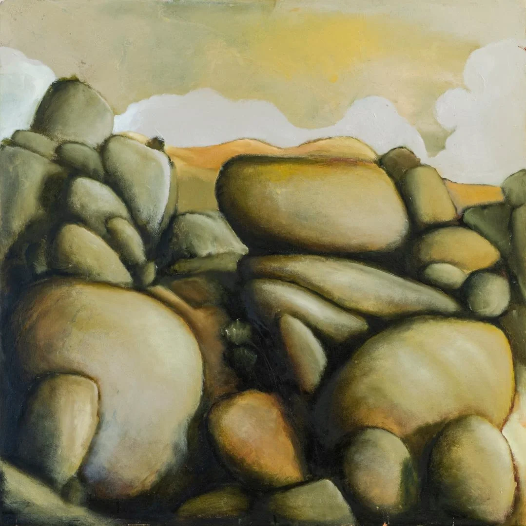 Boulder Field study (2025)
Oil on Canvas
102cm x 102cm
