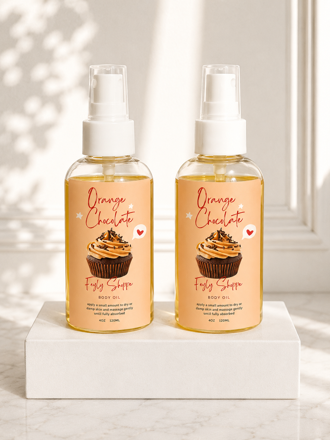 Gourmand Orange Chocolate Scented Body Oil | Soft Skin Care for All Skin Types
