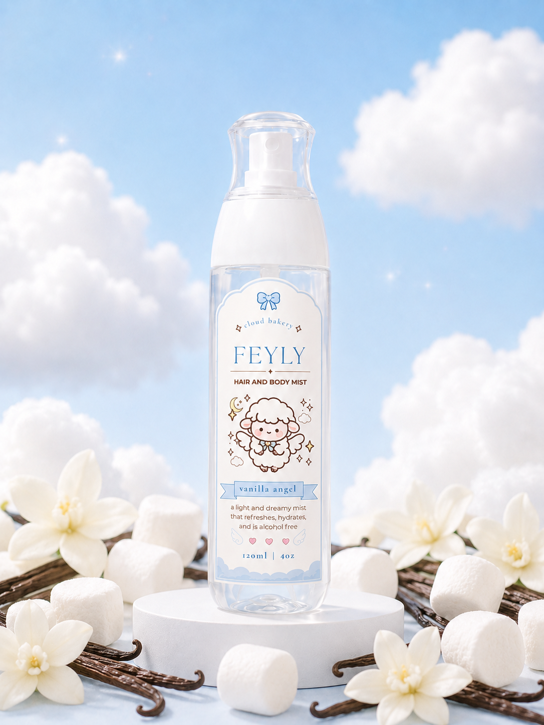 Vanilla Marshmallow Body Mist | Alcohol Free Gourmand Fragrance