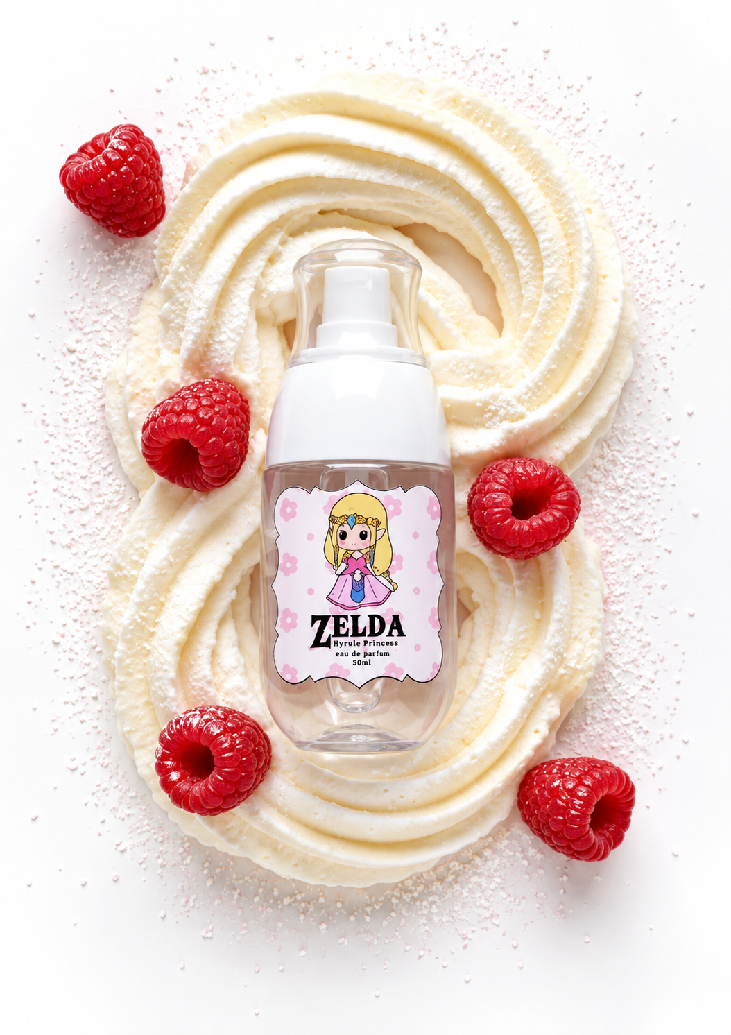 Zelda-Inspired Raspberry Milk Perfume | Berry Lactonic Fragrance