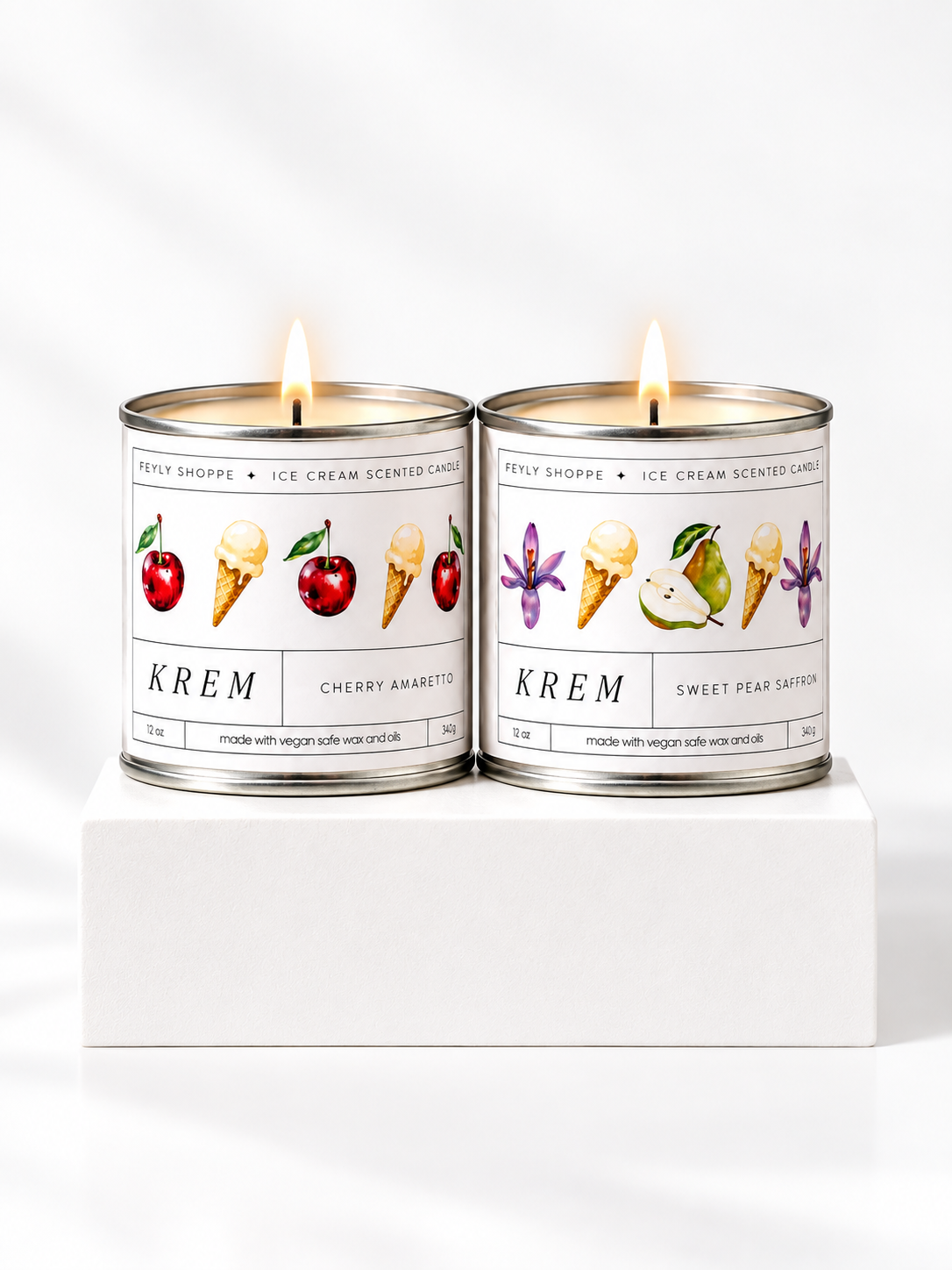 Cute Dessert Candles | Gourmand Food-Inspired Home Fragrance