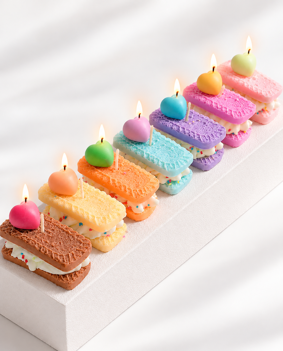 Dessert Candle Gift Set | Kawaii Cookie & Biscuit Home Fragrance