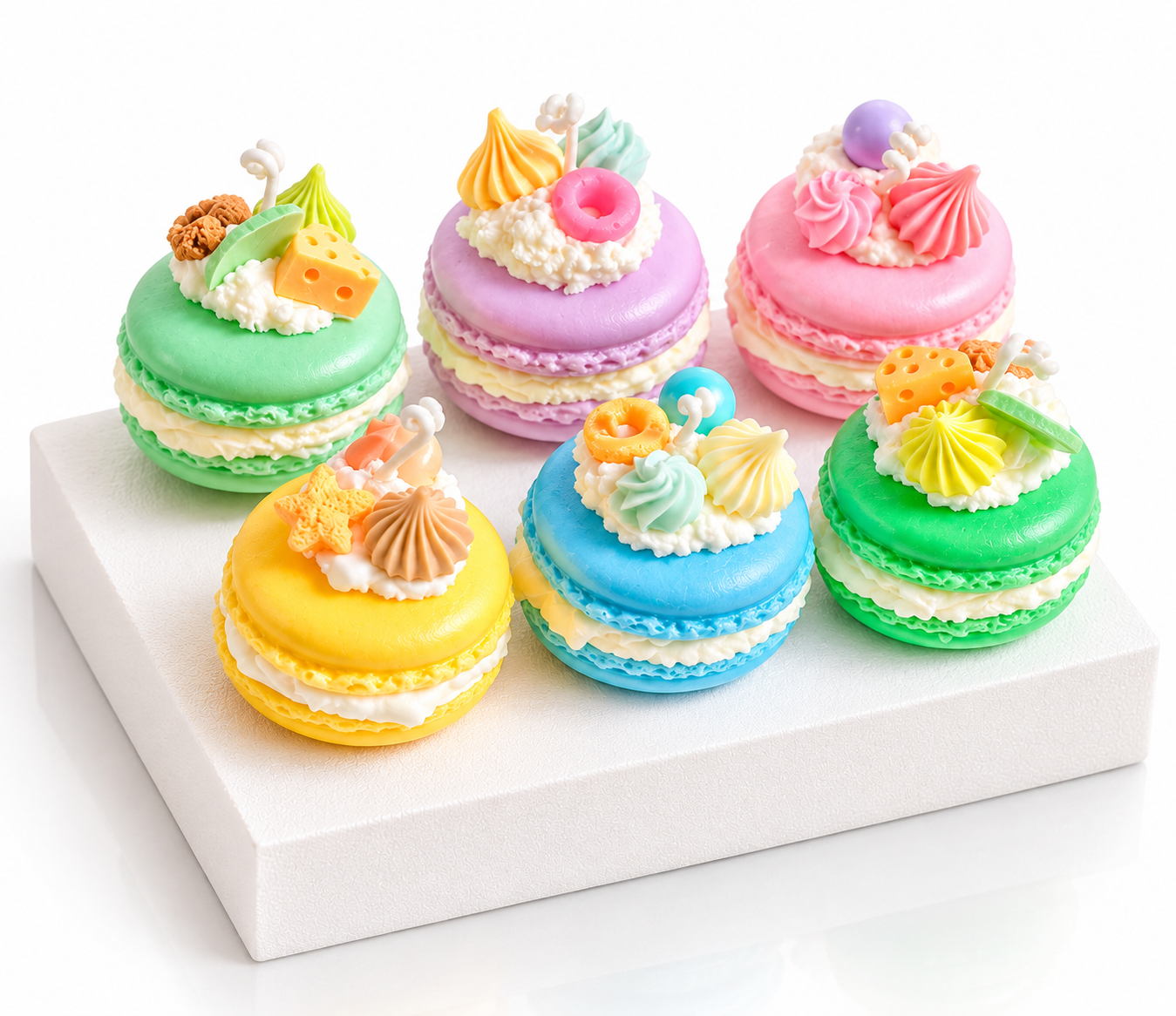 Macaron Dessert Candle | Kawaii Gift & Party Favor