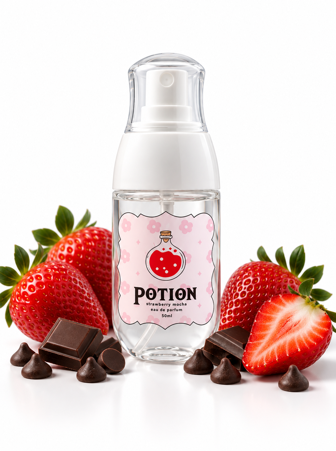 Zelda-Inspired Strawberry Chocolate Perfume | Fantasy Gourmand Fragrance