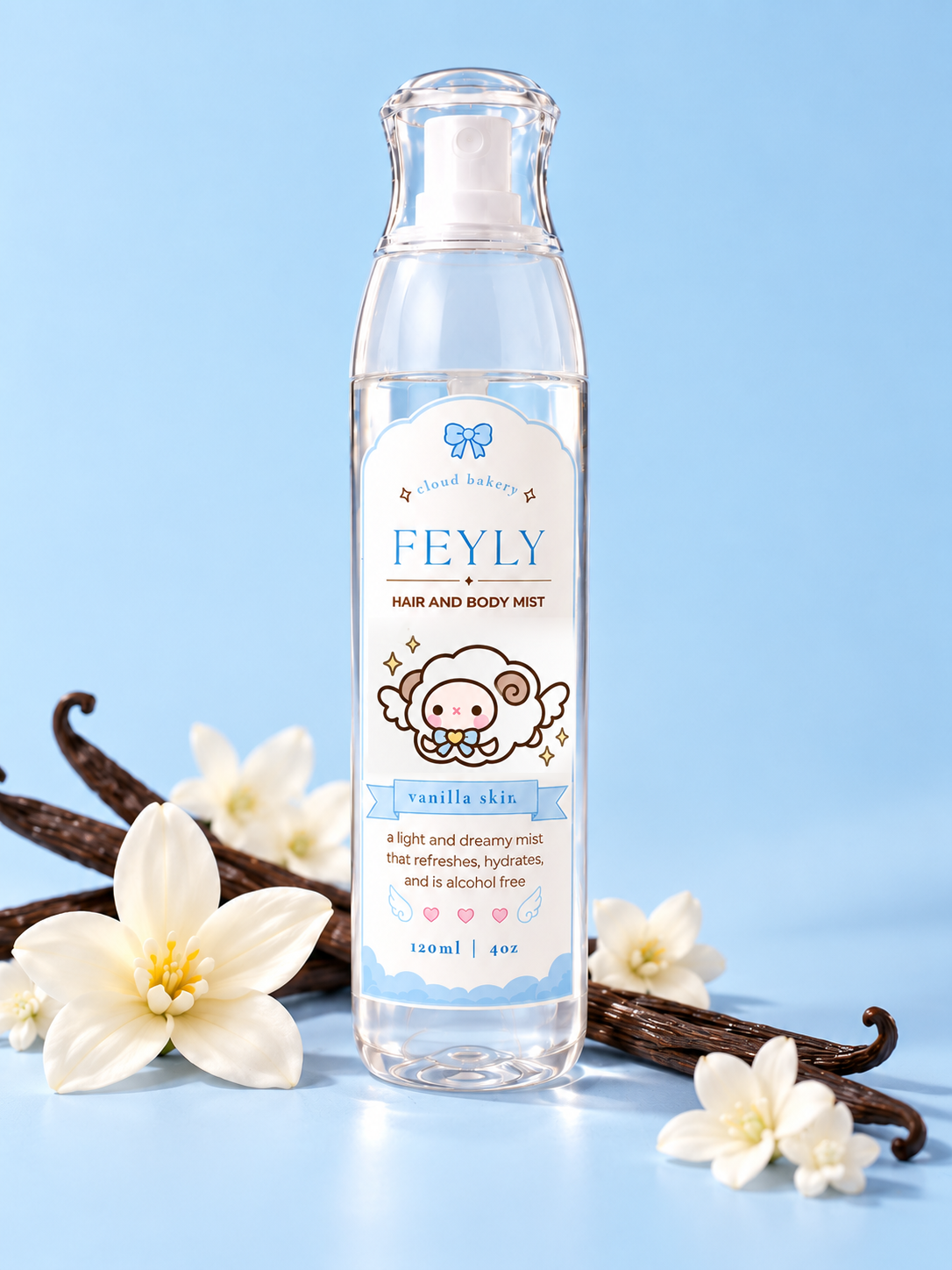 Vanilla Cream Musk Body Mist | Alcohol Free Gourmand Fragrance