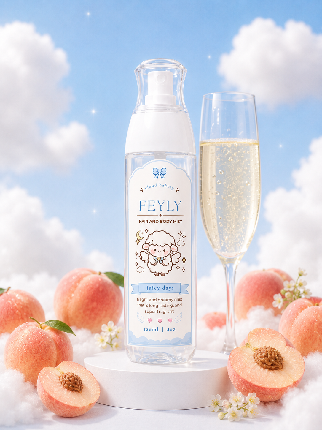 Strawberry Peach Body Mist | Sweet Fruity Fragrance Spray