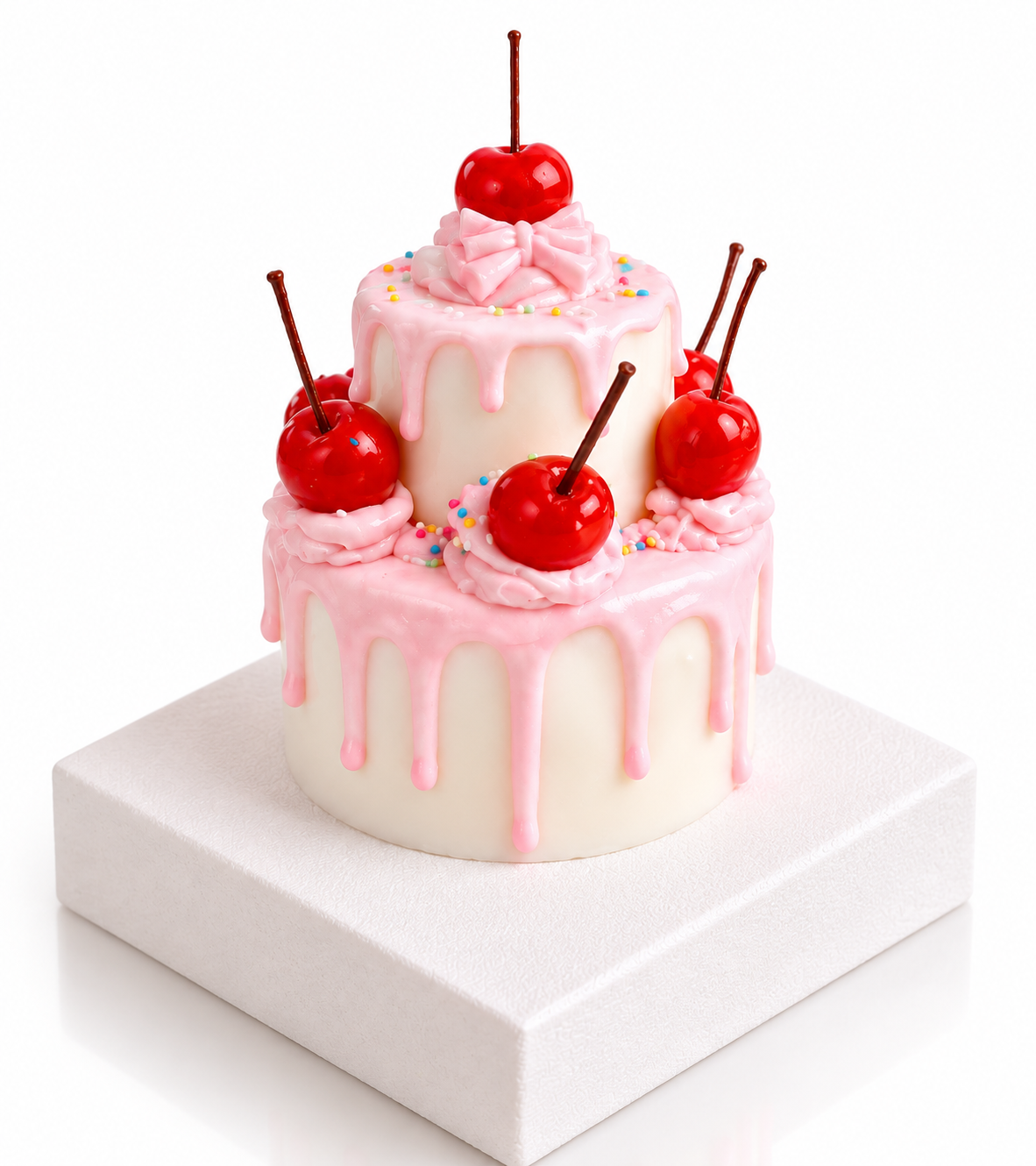 Cherry Cake Dessert Candle | Kawaii Coquette Home Fragrance