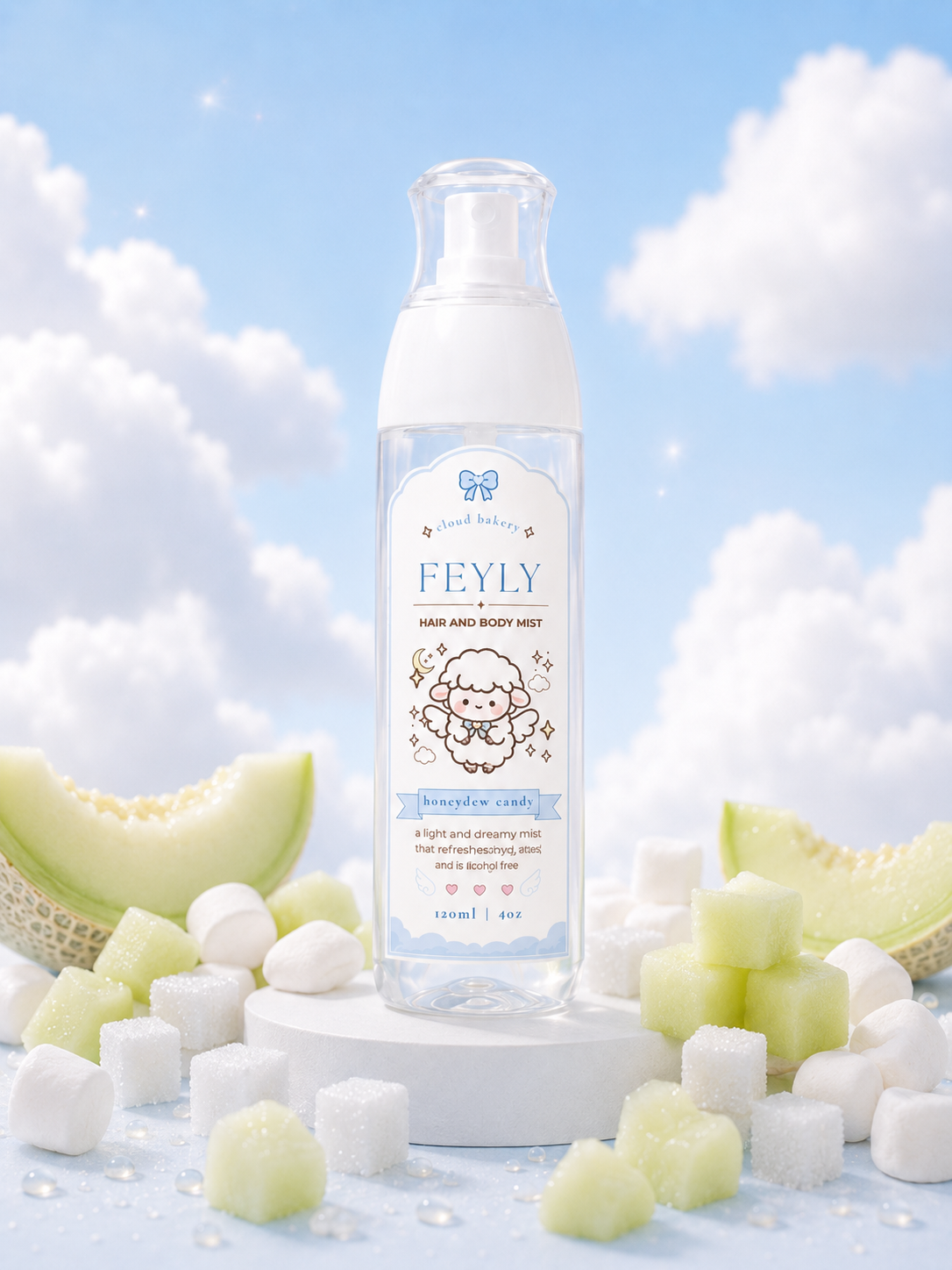 Honeydew Cotton Candy Body Mist | Gourmand Fragrance Spray
