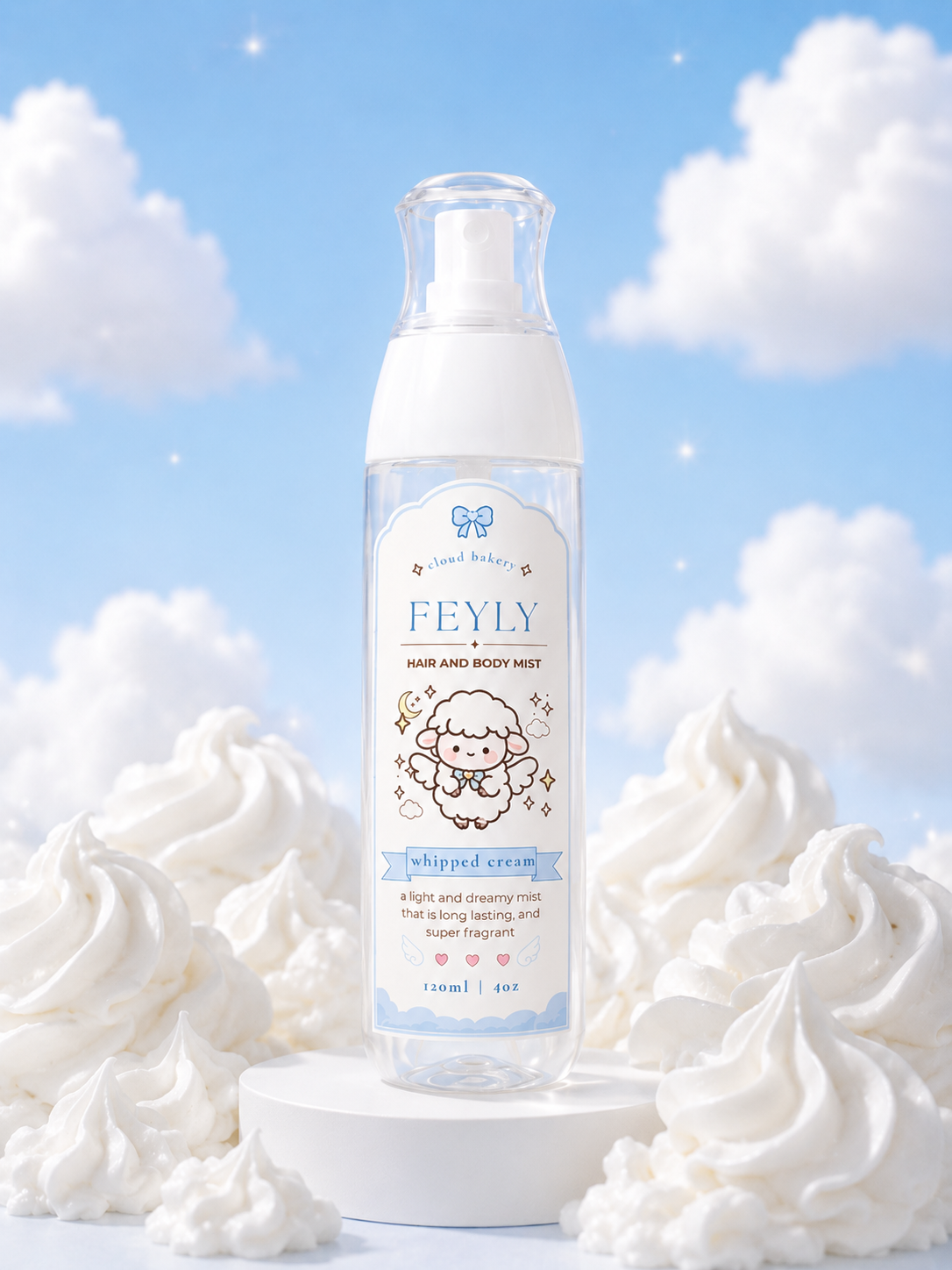 Whipped Cream Body Mist | Alcohol Free Gourmand Fragrance
