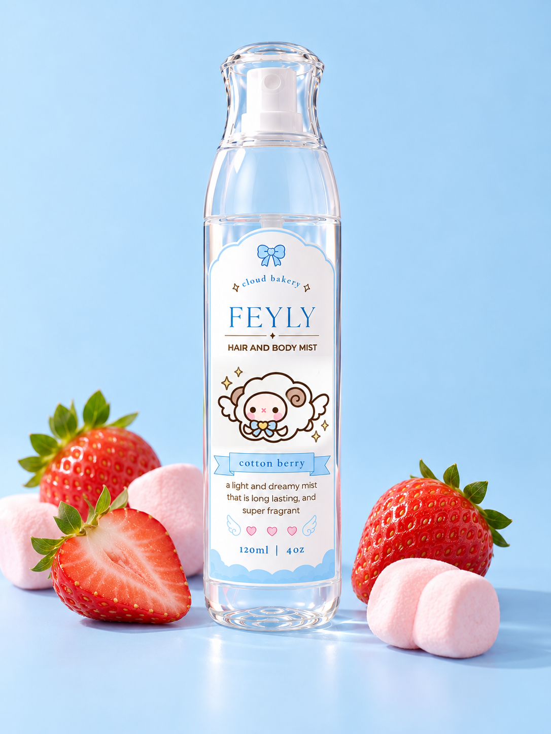 Strawberry Cotton Candy Body Mist | Alcohol Free Gourmand Fragrance
