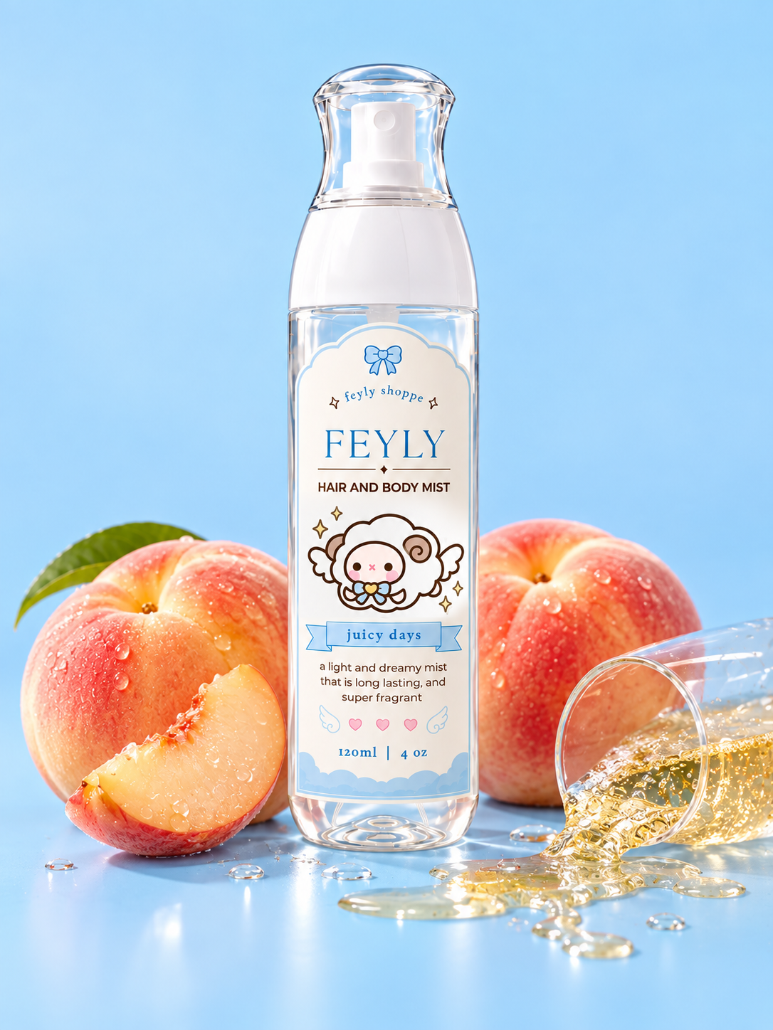 Strawberry Peach Body Mist | Sweet Fruity Fragrance Spray