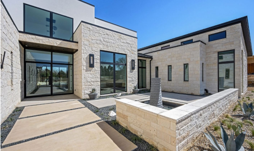 Bright White Chopped Stone