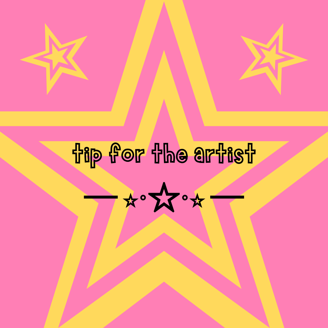 tip for the artist
