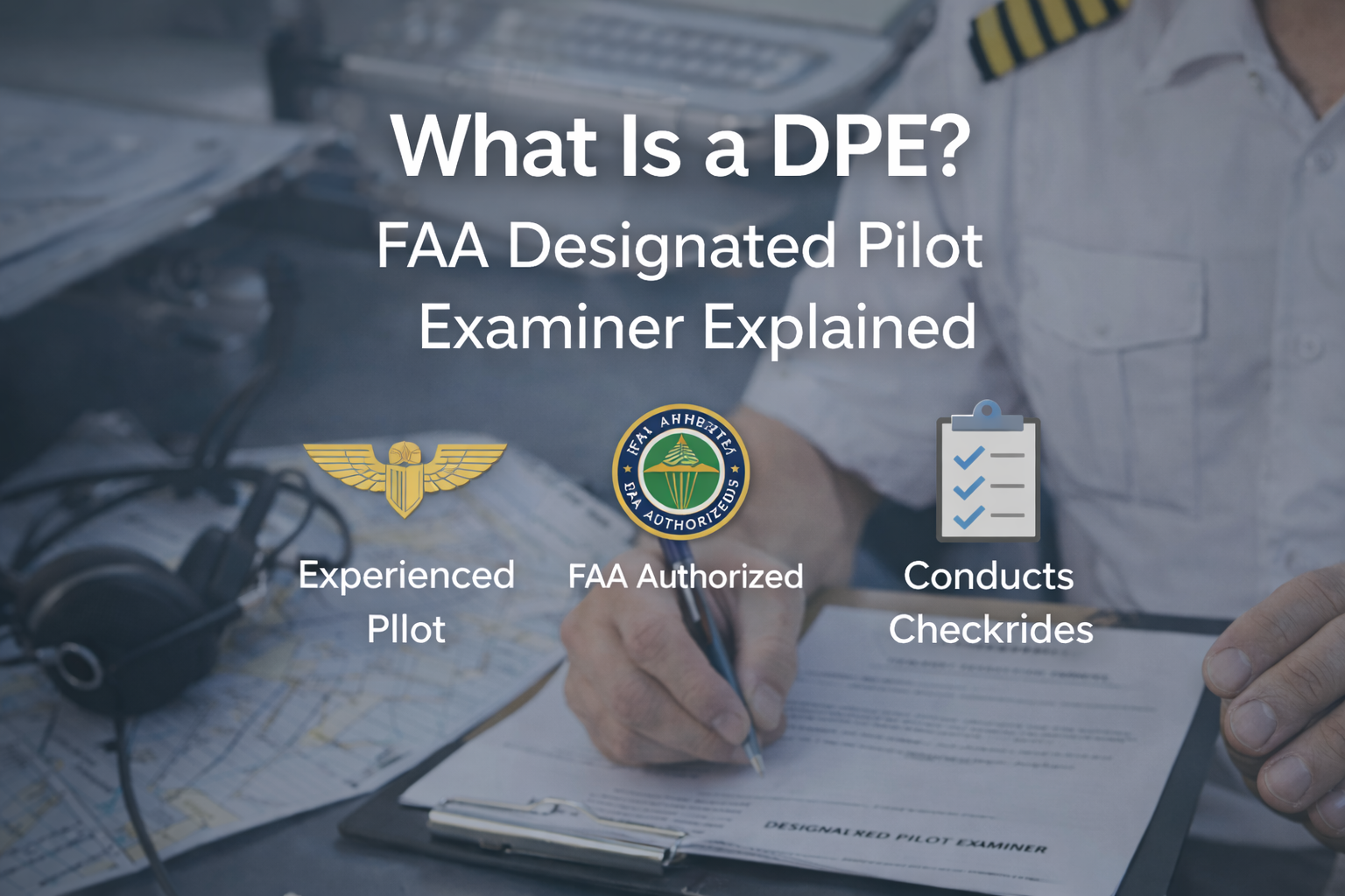 What Is a DPE? FAA Designated Pilot Examiner Explained
