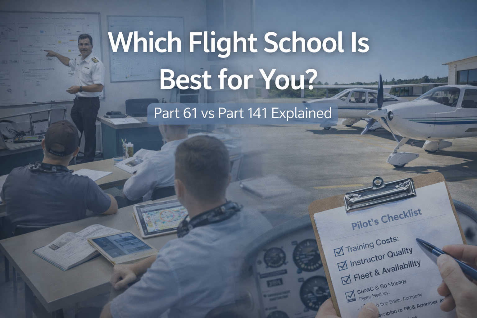 Which Flight School Is Best for You? A Student Pilot Guide