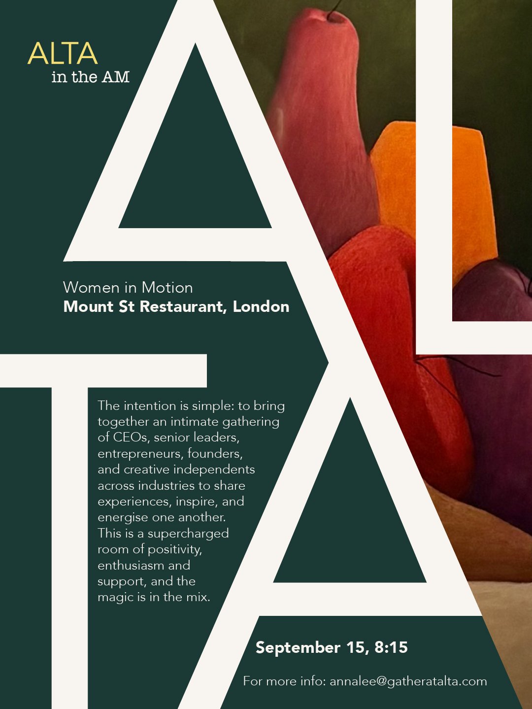September 15, Women in Motion, London