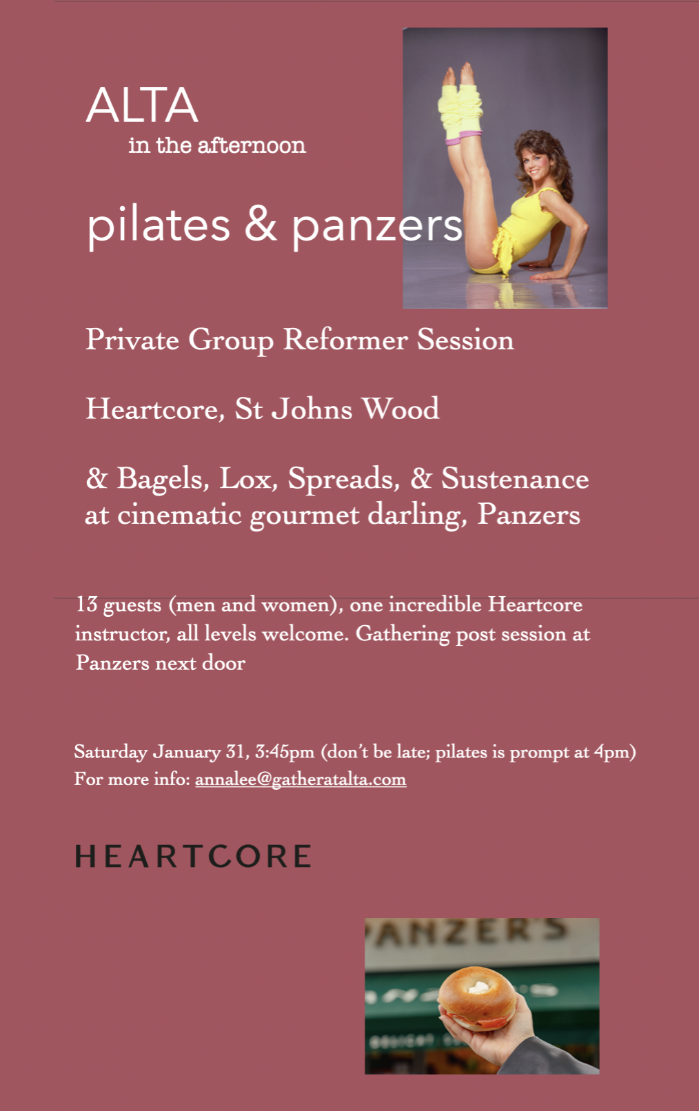 Jan 31, Pilates & Panzers