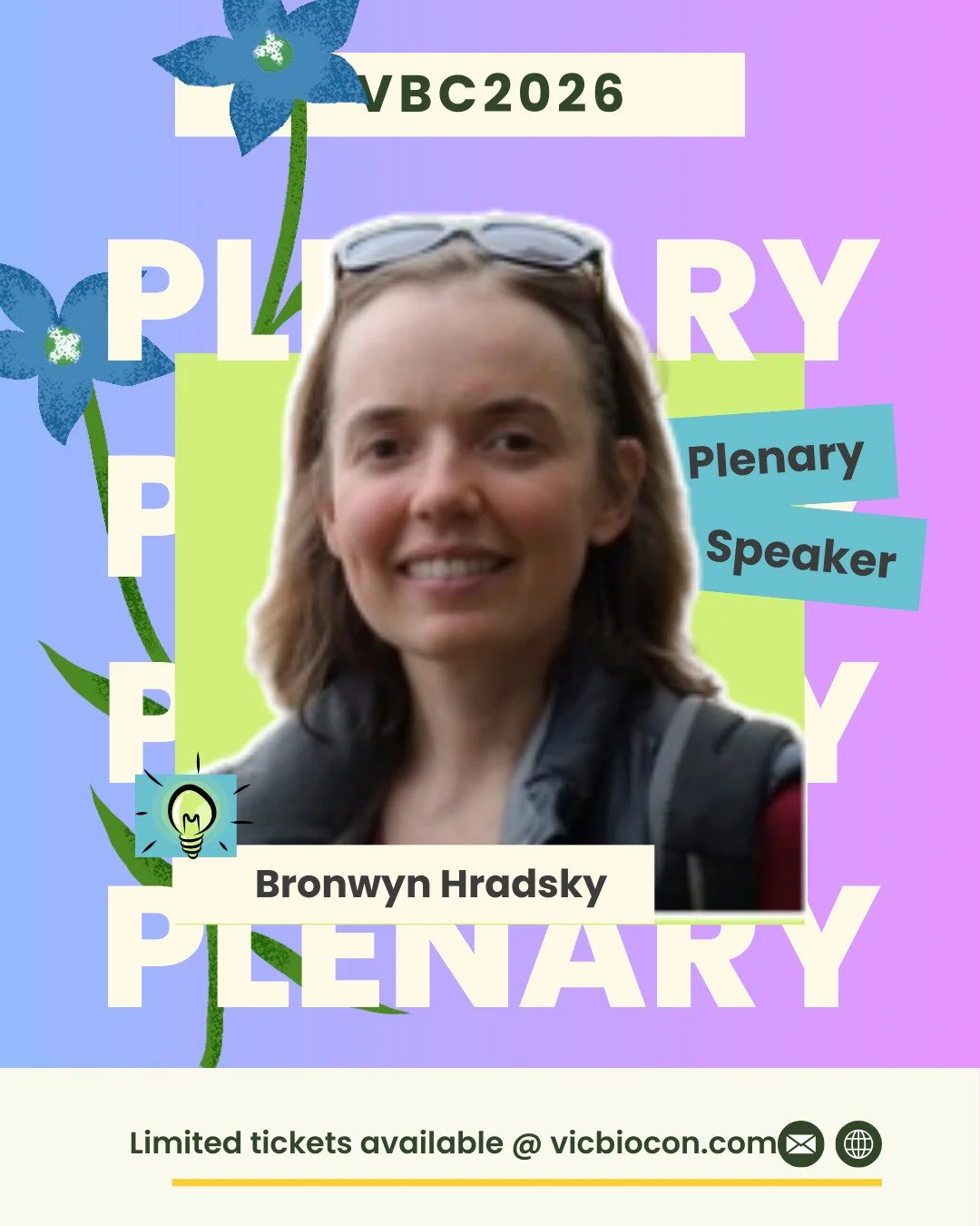 Get ready for #VicBioCon26's next plenary speaker, Dr Bronwyn Hradsky! Bronwyn is a conservation ecologist whose work aims to improve the management of invasive predators and fire &ndash; two key threats to Australia&rsquo;s native fauna. She is base