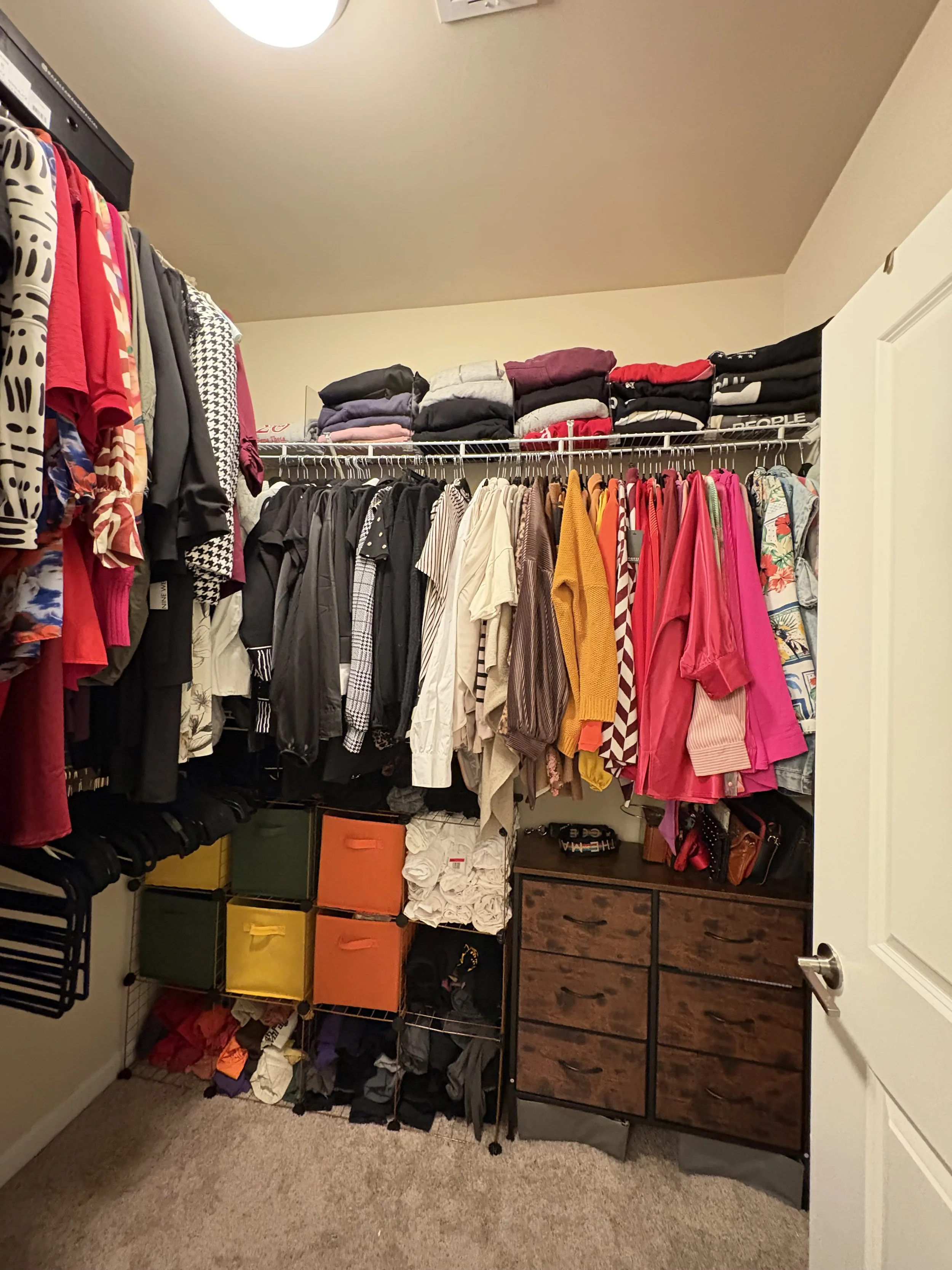 after-closet-organization-transformation-maryland completed by Still Nest Professional Organizing in Baltimore, Maryland.