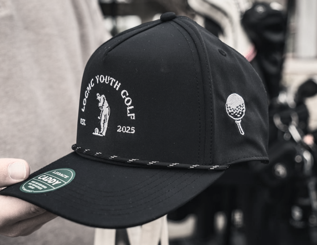 Custom branded baseball cap highlighting company branding, signature tone style, local embroidery production, and a quick timeline for apparel