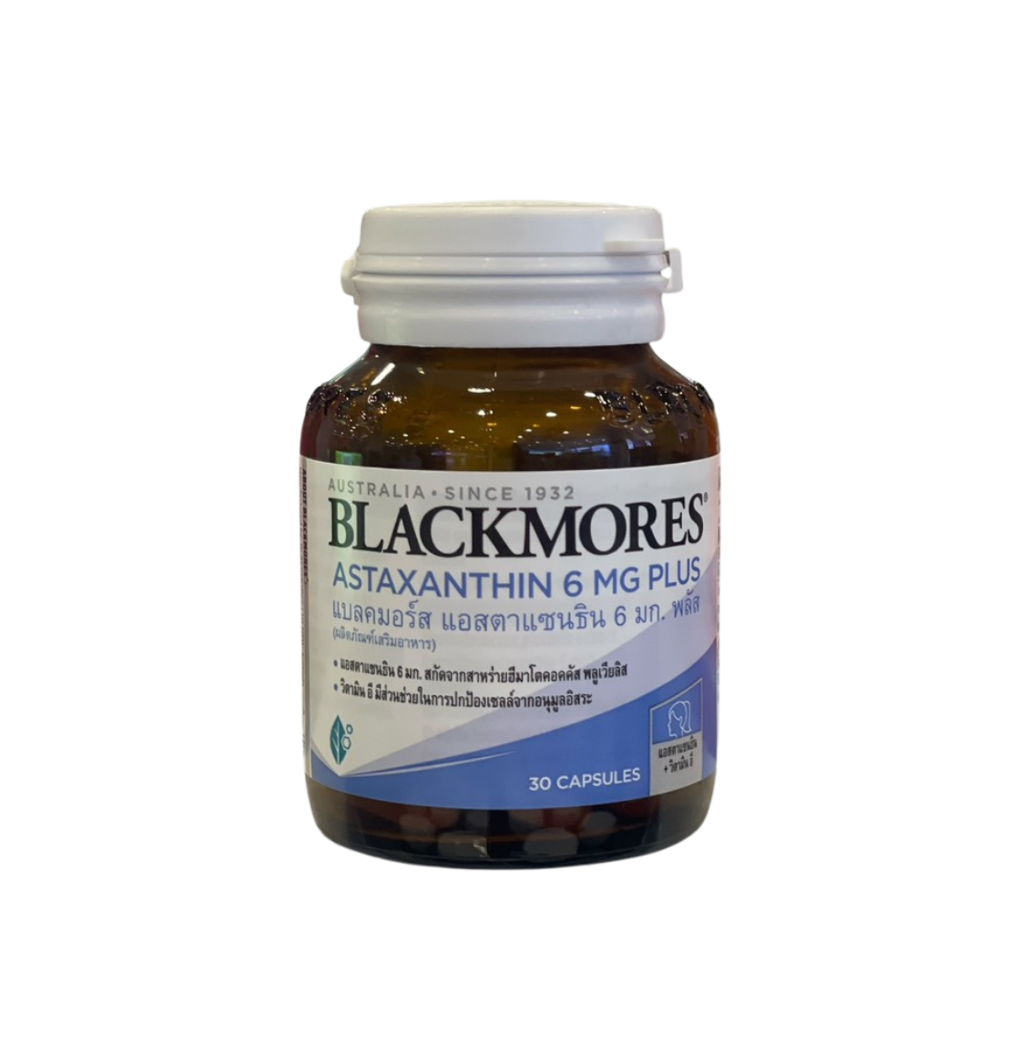 Blackmores แบลคมอร์ส แอสตาแซนธินพลัส 6มก.30 แคปซูล