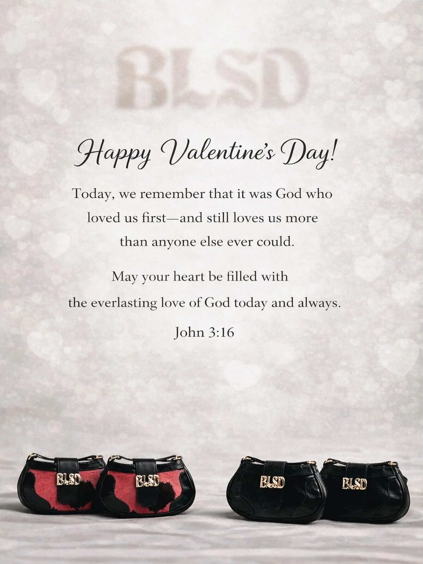 Love isn&rsquo;t Feb 14th, Love is John 3:16. 
With love always🤍,
The BLSD Team.