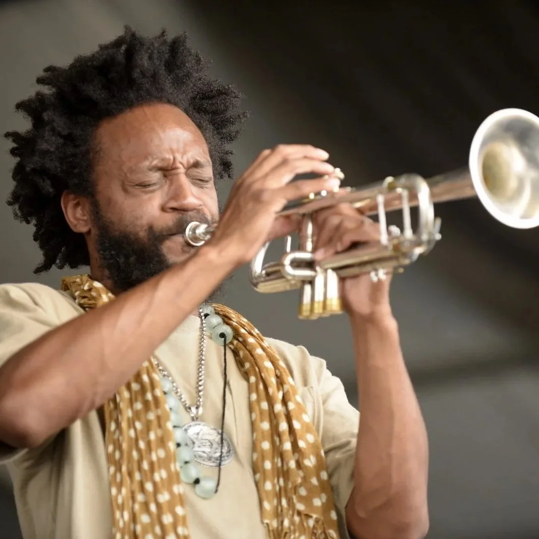 Jeremy Thomas, singer, songwriter and trumpet player for LaOx. 