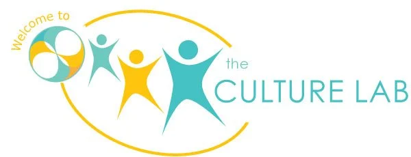 Logo for The Culture Lab featuring stylized human figures and a circular design with the words 'Welcome to the Culture Lab'