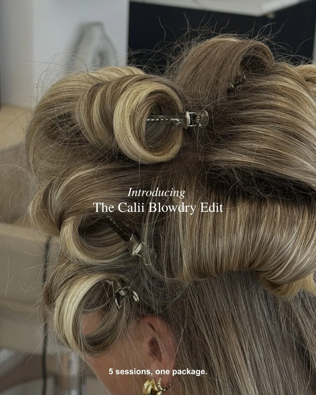 Some things are worth having sorted in advance. The Calii Blowdry Edit gives you 5 blowdries ready to go whenever you need them at a packaged price of $375, available Tuesday to Friday. 

Winter is full. Your calendar, your commitments, your to-do li