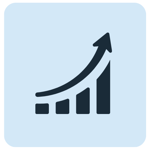 illustration av statistik som ökar