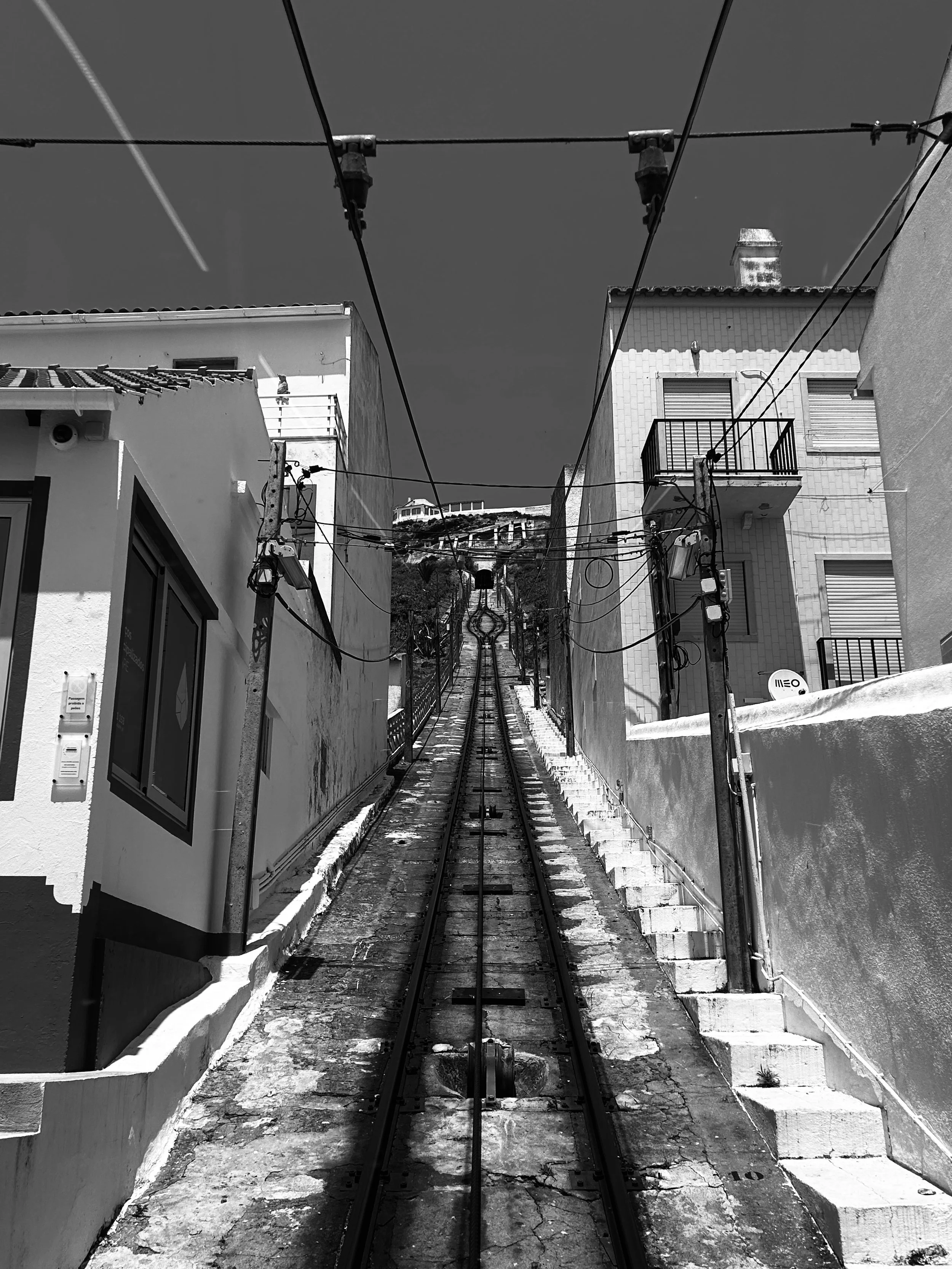 Funicular in Nazare, Portugal